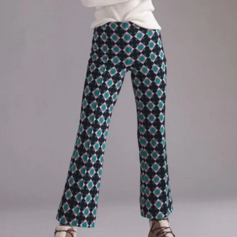 Maeve The Margot Kick-Flare Cropped Pants Anthropologie